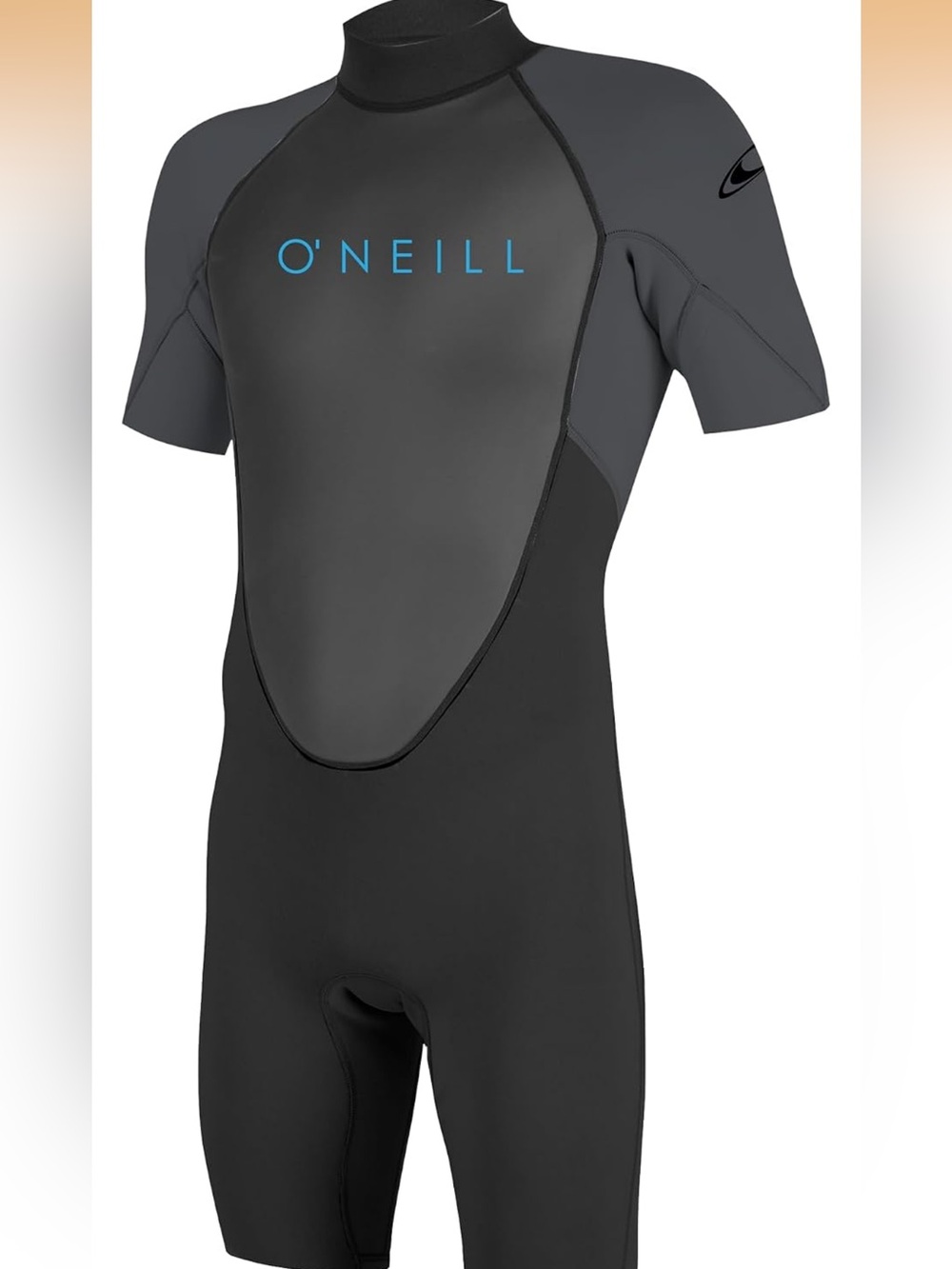 O'Neill Youth Reactor-2 2mm Back Zip S/S Spring Wetsuit, Blk/Graph 6. 591/bb12-1
